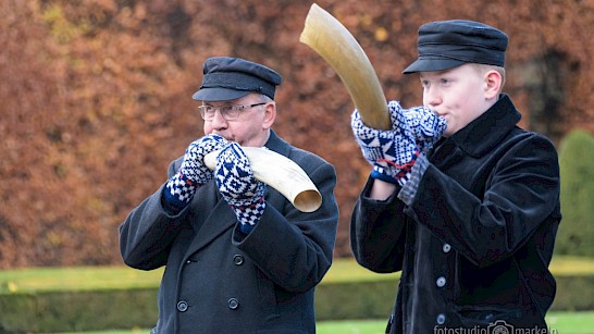 Ossenhoornblazen in Markelo